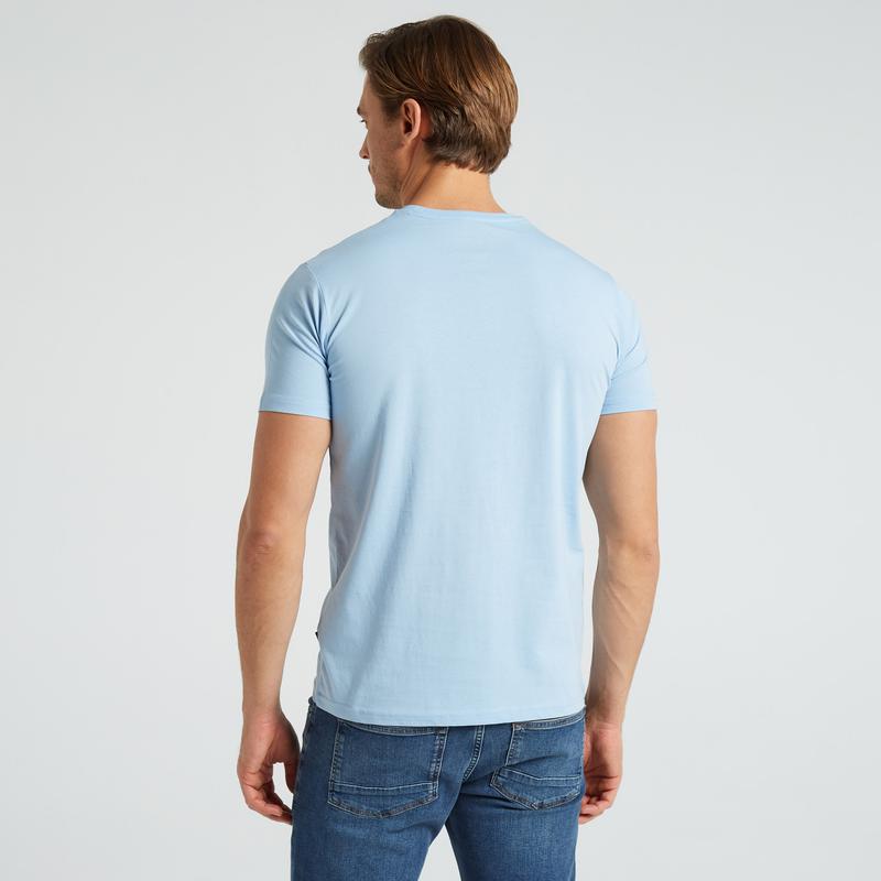 NAUTICA ERKEK MAVİ STANDART FIT KISA KOLLU T-SHIRT