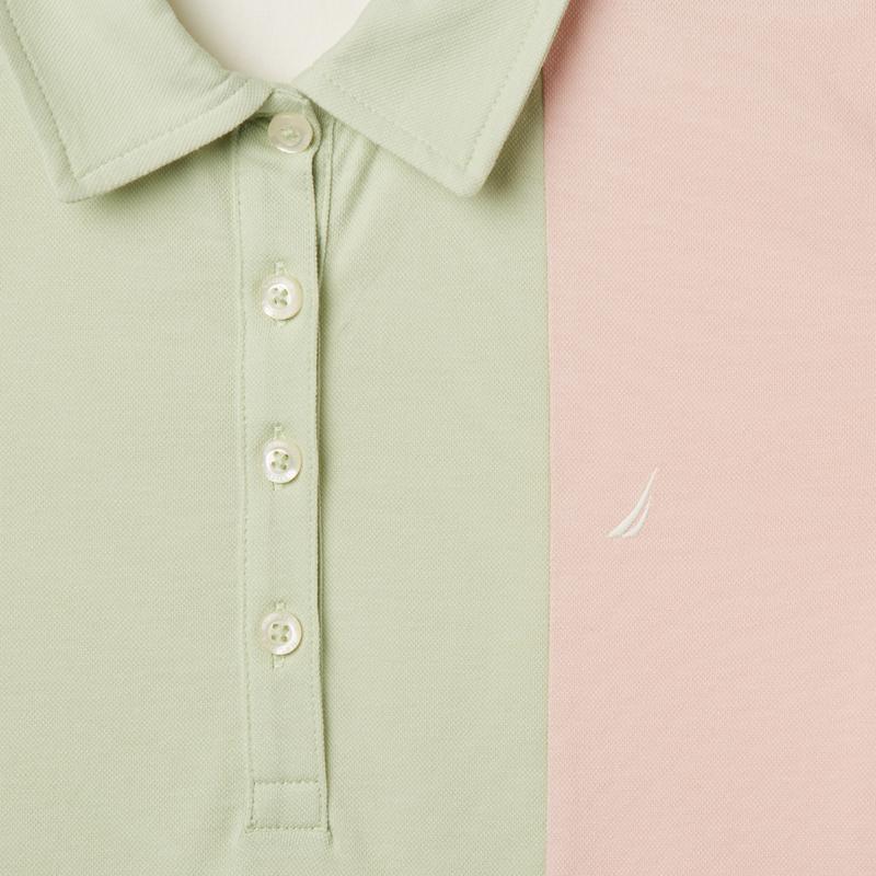 NAUTICA KADIN BEYAZ SLIM FIT KISA KOLLU POLO