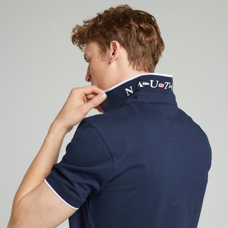 NAUTICA ERKEK LACİVERT CLASSIC FIT KISA KOLLU POLO
