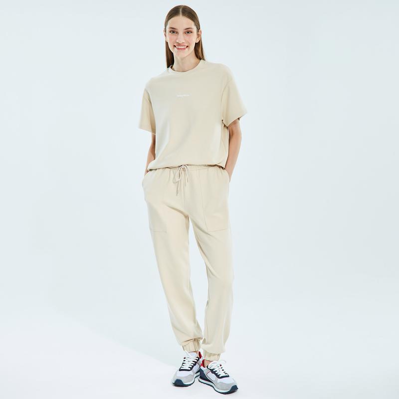 NAUTICA KADIN BEJ REGULAR FIT EŞOFMAN ALTI