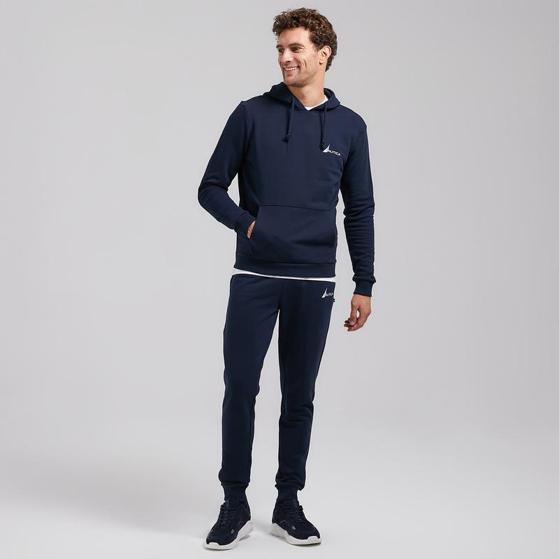 Nautica Erkek Lacivert Standart Fit Kapüşonlu Sweatshirt