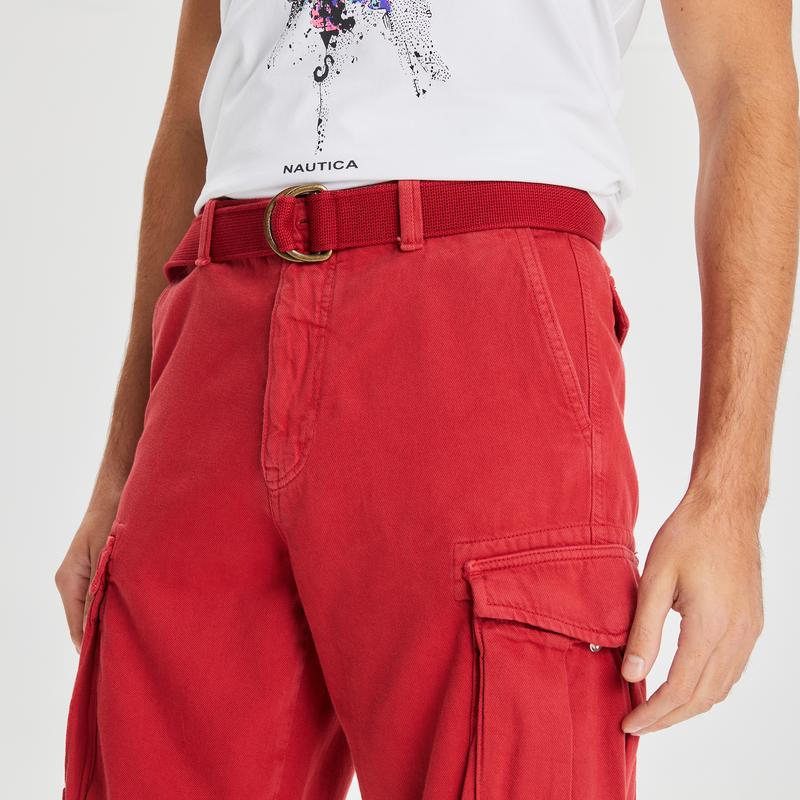 NAUTICA Erkek Kırmızı Bermuda Şort