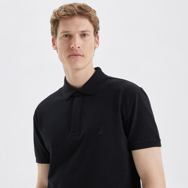 Nautica Erkek Siyah Slim Fit Kısa Kollu Polo