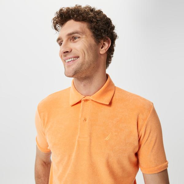 Nautica Erkek Turuncu Kısa Kollu Polo