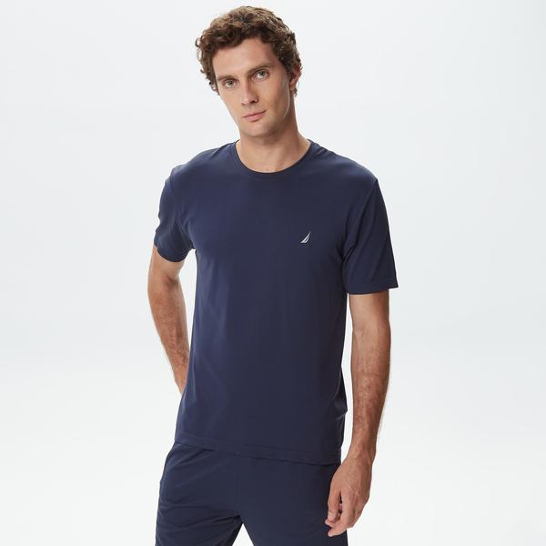 NAUTICA ERKEK LACİVERT KISA KOLLU T-SHIRT