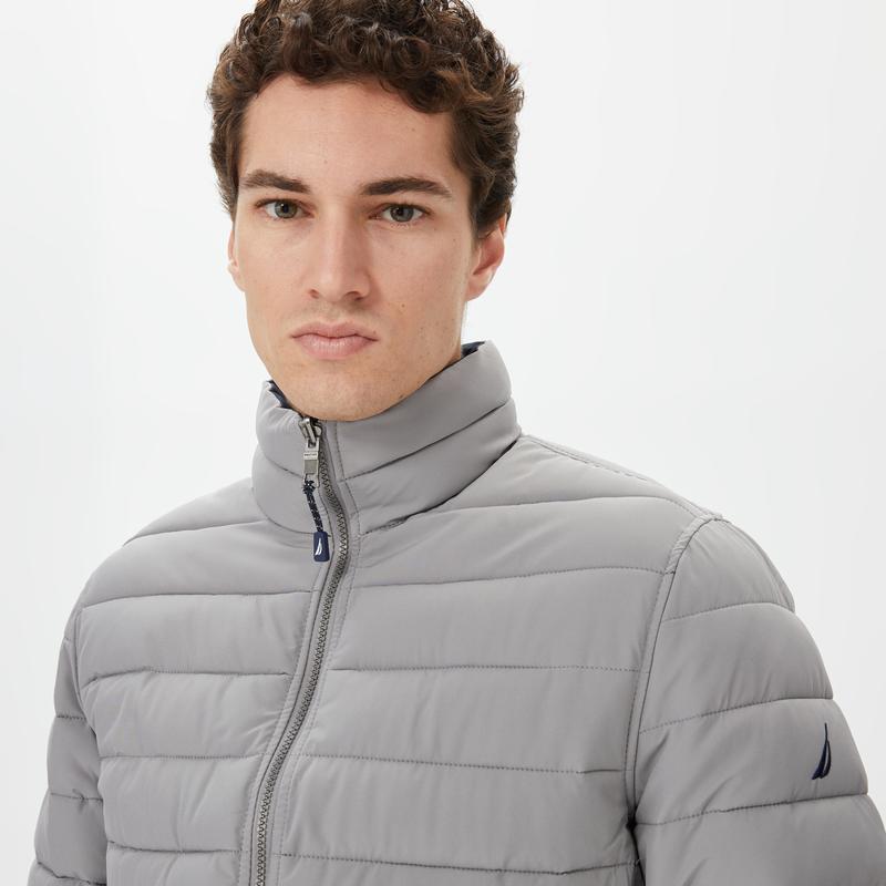Nautica Erkek Gri Çift Taraflı Mont