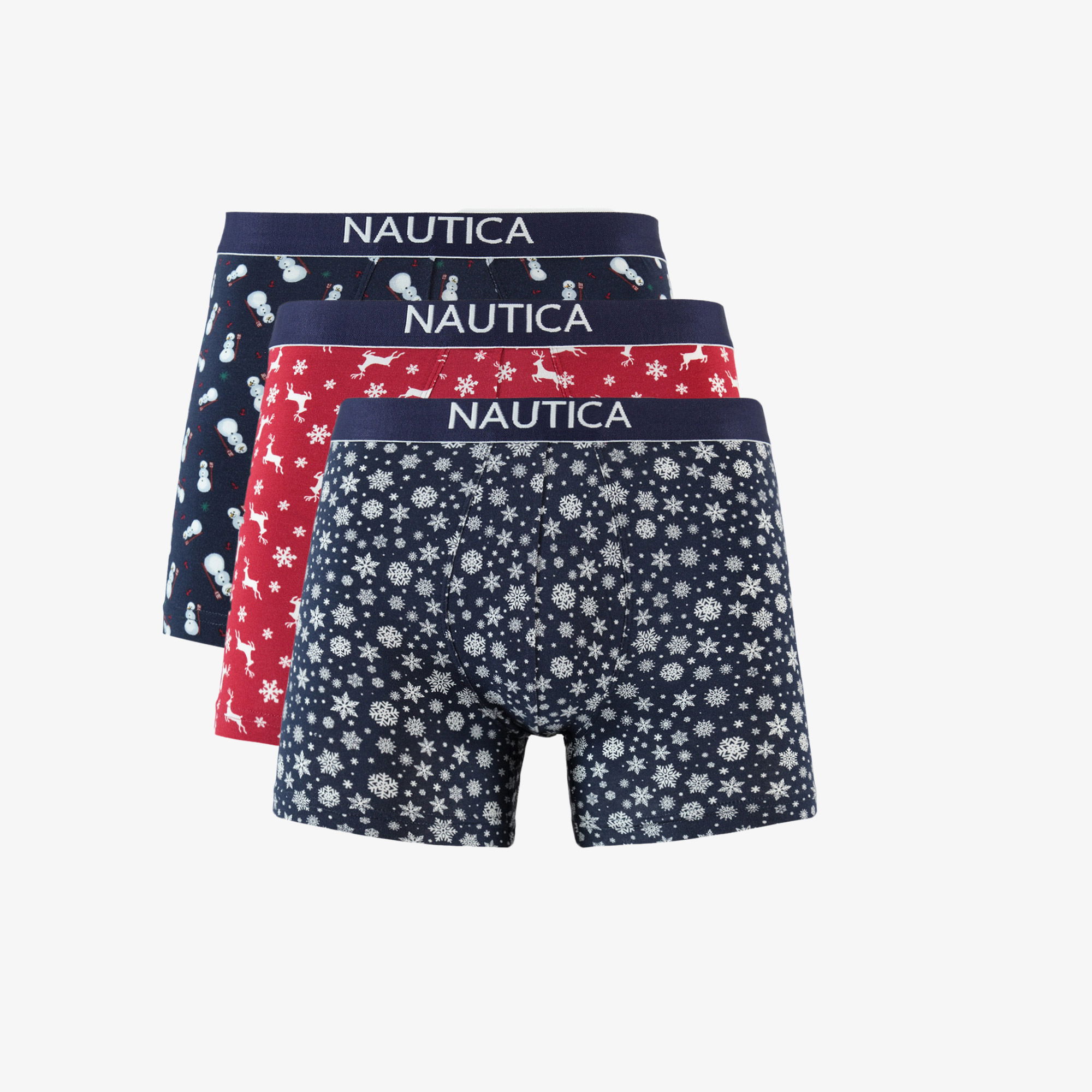Nautica Erkek Lacivert Standart Fit 3lu Boxer Erkek Boxer X37004T Nautica