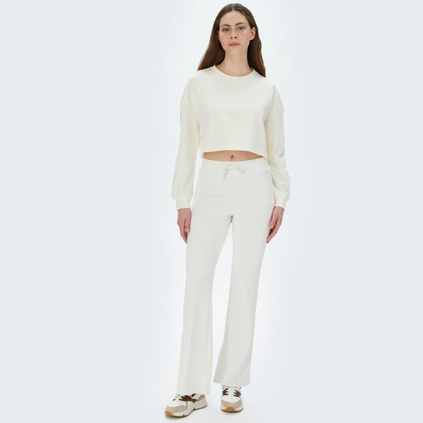 Nautica Kadın Krem Sweatshirt