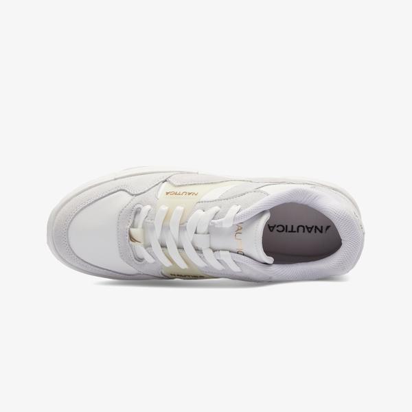 Nautica Kadın Kırık Beyaz Sneaker