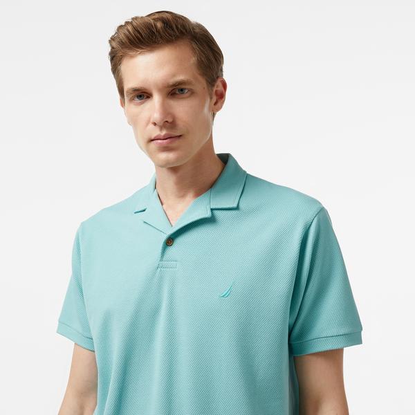 Nautica Erkek Mavi Classic Fit Kısa Kollu Polo