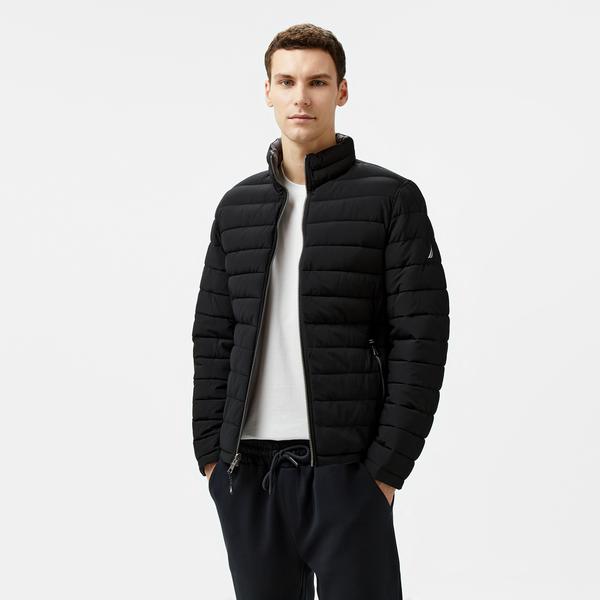 Nautica Erkek Siyah & Gri Çift Taraflı Mont