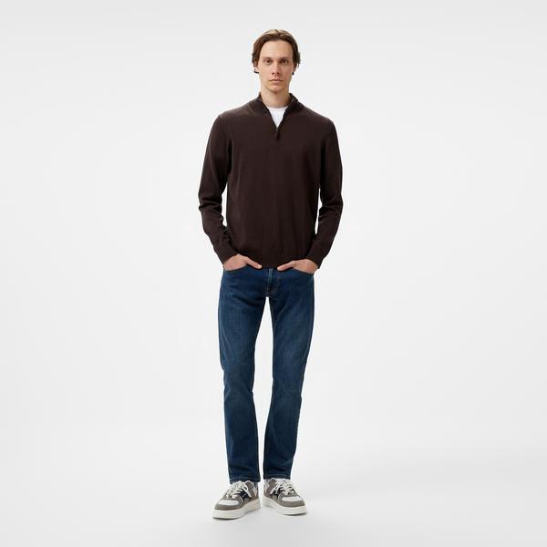 Nautica Erkek Kahverengi Regular Fit Kazak