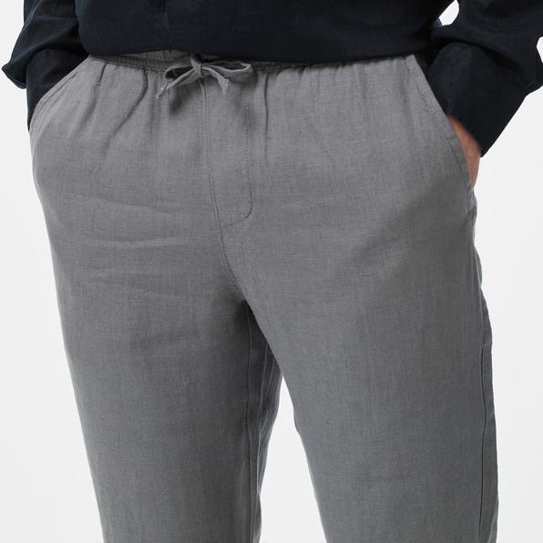 Nautica Erkek Gri Jogger Keten Pantolon_3