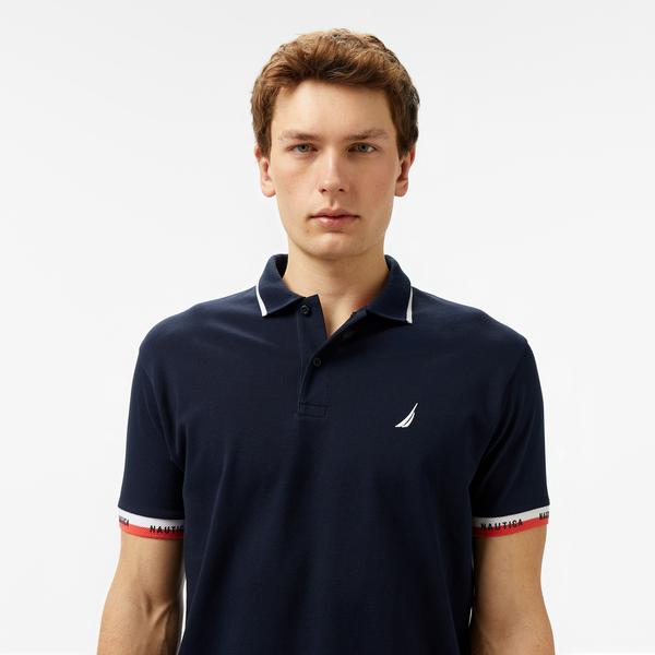 Nautica Erkek Lacivert Classic Fit Polo