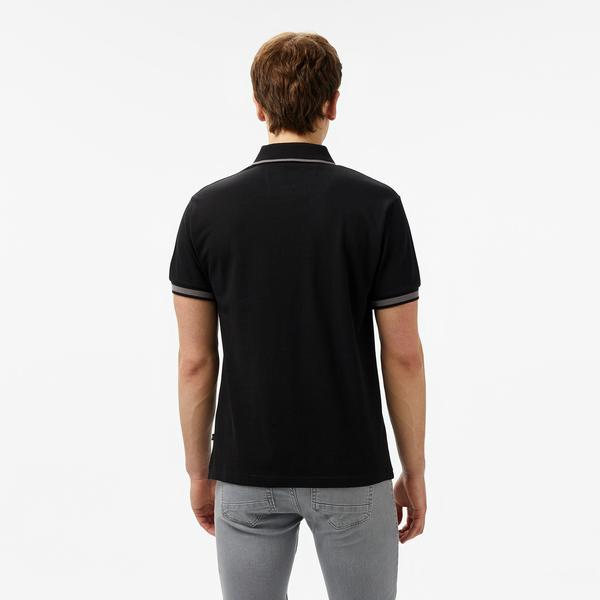 Nautica Erkek Siyah Classic Fit Polo
