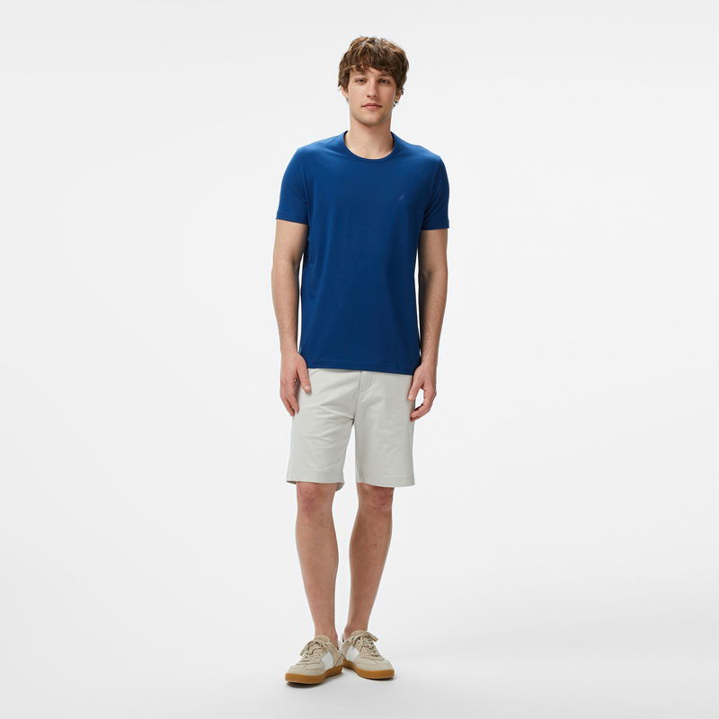 Nautara Erkek Indıgo Regular Fit T-Shirt