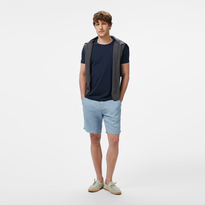 Nautara Erkek Lacivert Regular Fit T-Shirt
