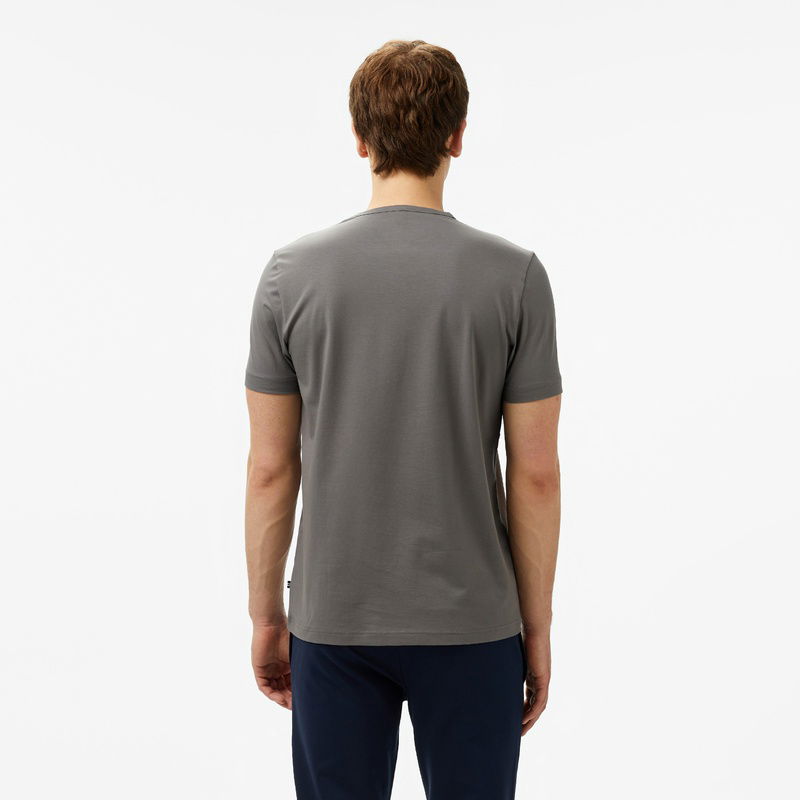 Nautara Erkek Gri Regular Fit T-Shirt