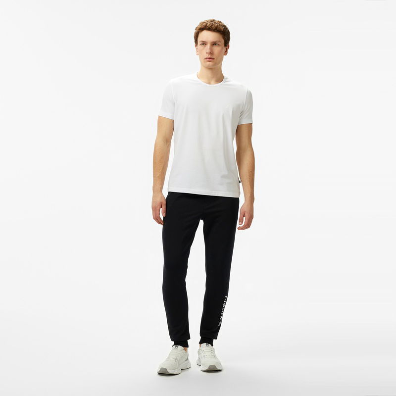 Nautara Erkek Beyaz Regular Fit T-Shirt