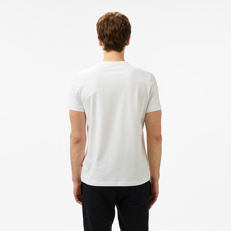 Nautara Erkek Beyaz Regular Fit T-Shirt