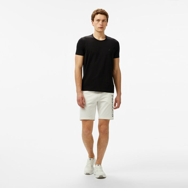 Nautara Erkek Siyah Regular Fit T-Shirt