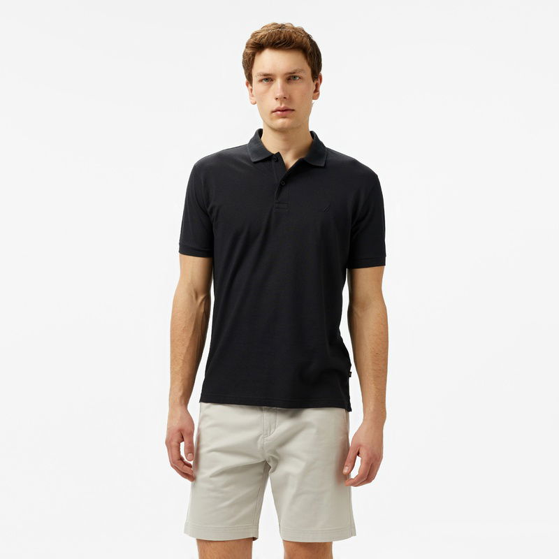 Nautica Erkek Siyah Classic Fit Polo