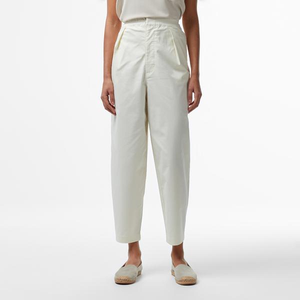 Nautica Kadın Ekru Relaxed Fit Pantolon
