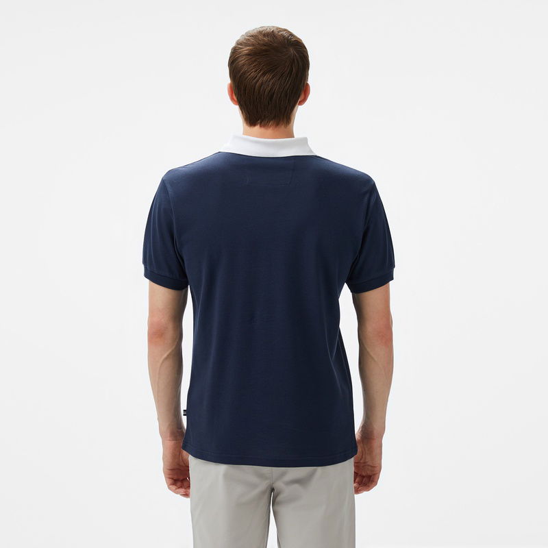 Nautica Erkek Lacivert Classic Fit Polo