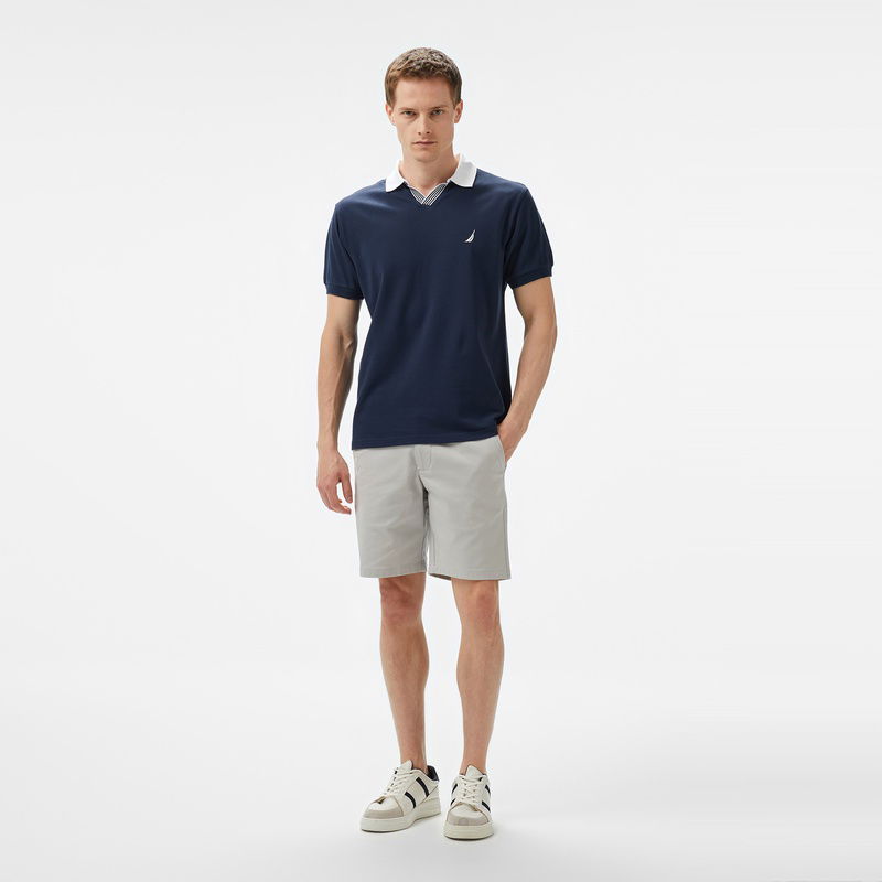 Nautica Erkek Lacivert Classic Fit Polo