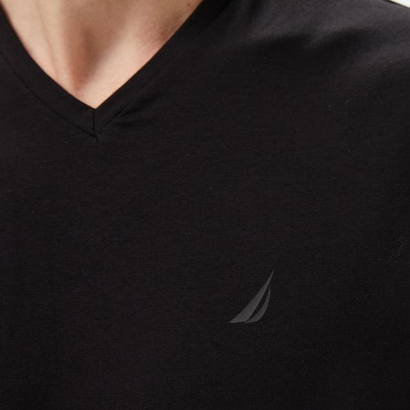 Nautica Erkek Siyah Regular Fit T-Shirt_4