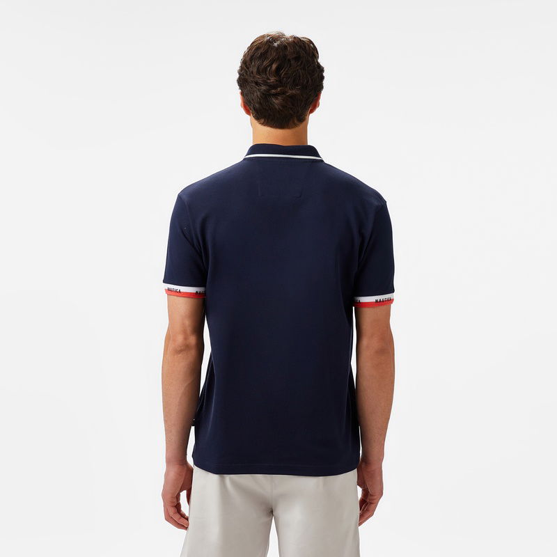 Nautica Erkek Lacivert Classic Fit Polo