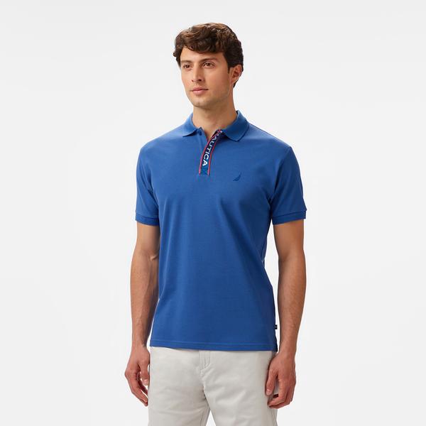 Nautica Erkek Mavi Classic Fit Polo