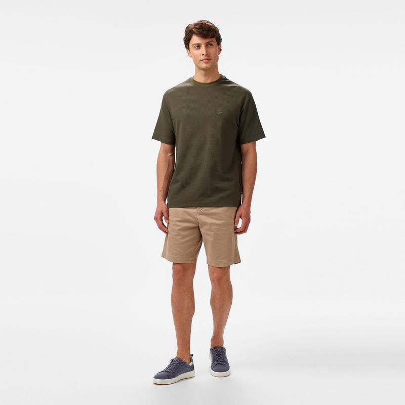 Nautica Erkek Yeşil Comfort Fit T-Shirt