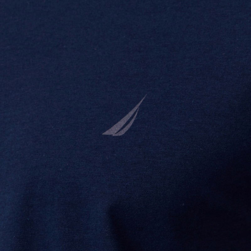 Nautica Erkek Lacivert Regular Fit Baskılı T-Shirt