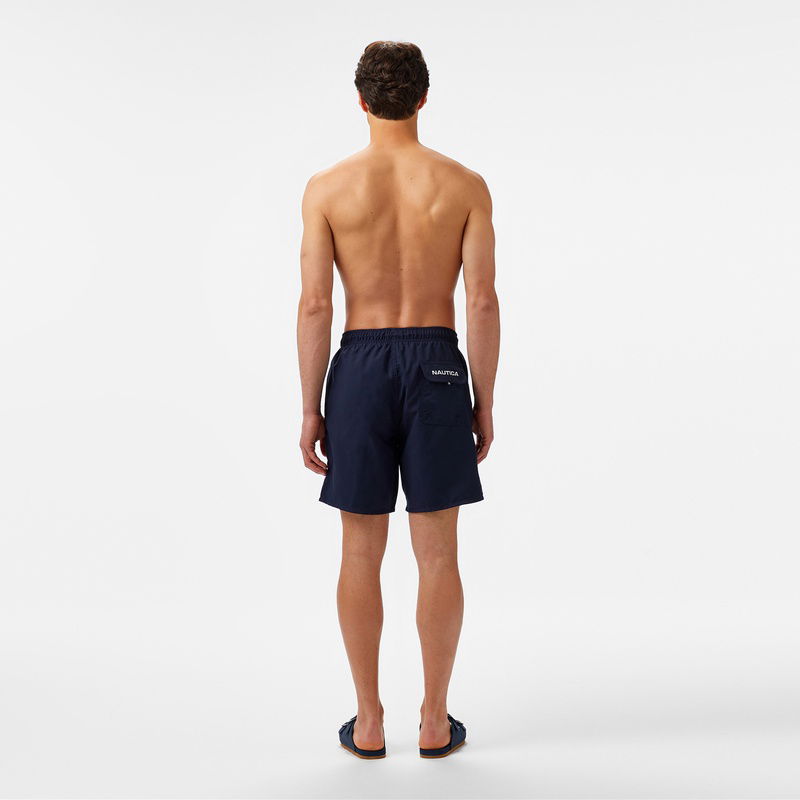 Nautica Erkek Lacivert Regular Fit Mayo Şort