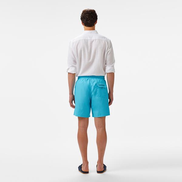 Nautica Erkek Mavi Regular Fit Mayo Şort