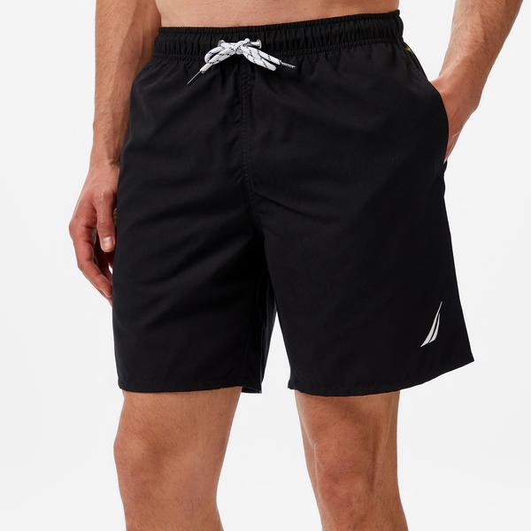 Nautica Erkek Siyah Regular Fit Mayo Şort