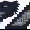 Nautica Erkek Çocuk Lacivert Regular Fit Baskılı T-Shirt
