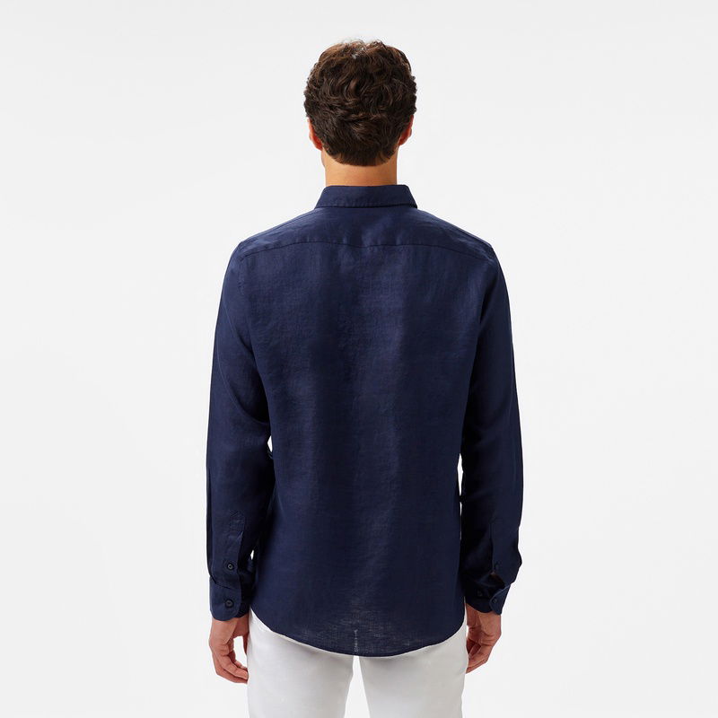 Nautica Erkek Lacivert Classic Fit Gömlek