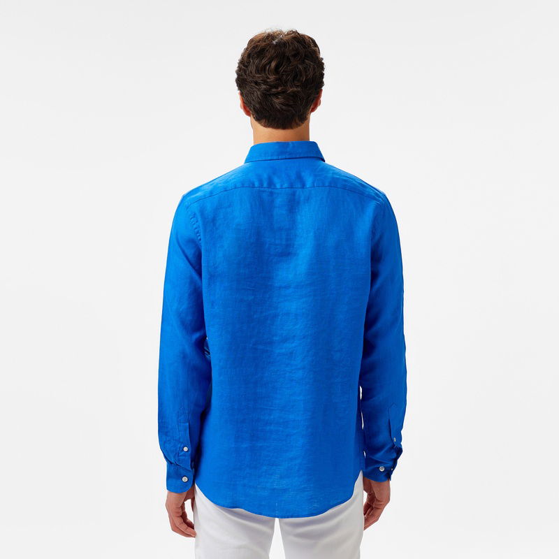 Nautica Erkek Mavi Classic Fit Gömlek
