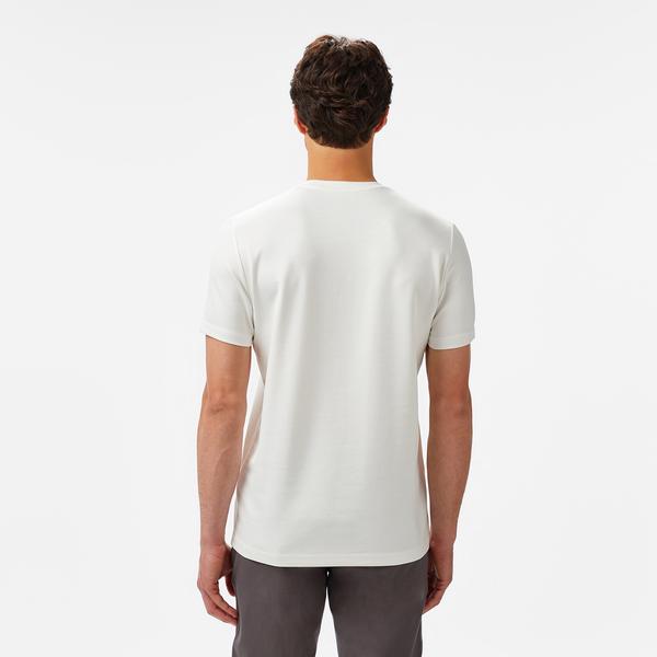 Nautica Erkek Krem Classic Fit T-Shirt