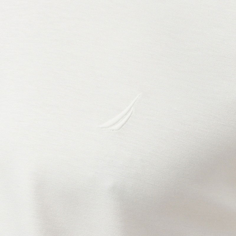 Nautica Erkek Krem Classic Fit T-Shirt