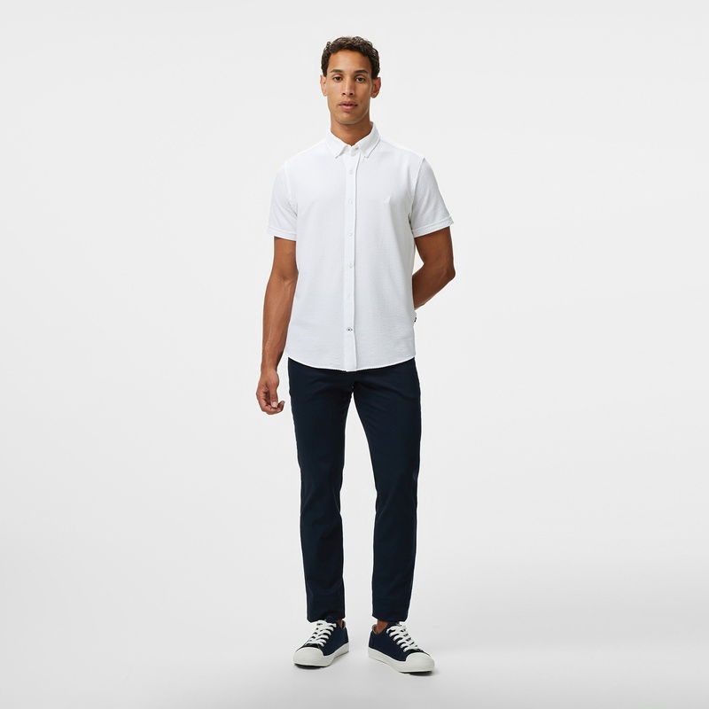 Nautica Erkek Beyaz Classic Fit Gömlek