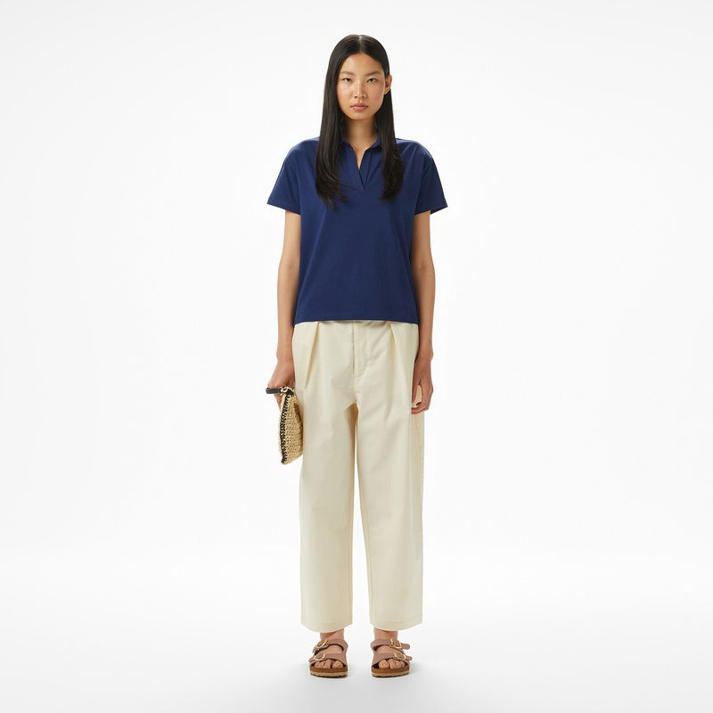 Nautica Kadın Lacivert Regular Fit Polo