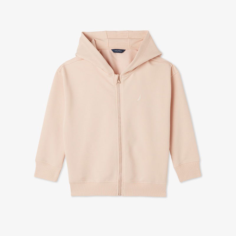 Nautica Kız Çocuk Pembe Standart Fit Kapüşonlu Sweatshirt