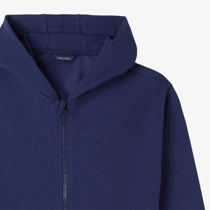 Nautica Kız Çocuk Lacivert Standart Fit Kapüşonlu Sweatshirt